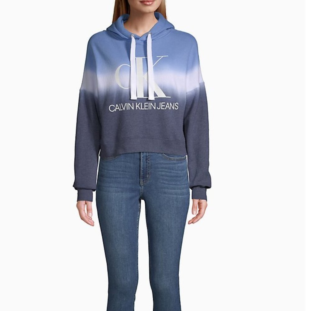 NEW CALVIN KLEIN Ombre Tie Dye Sweatshirt …